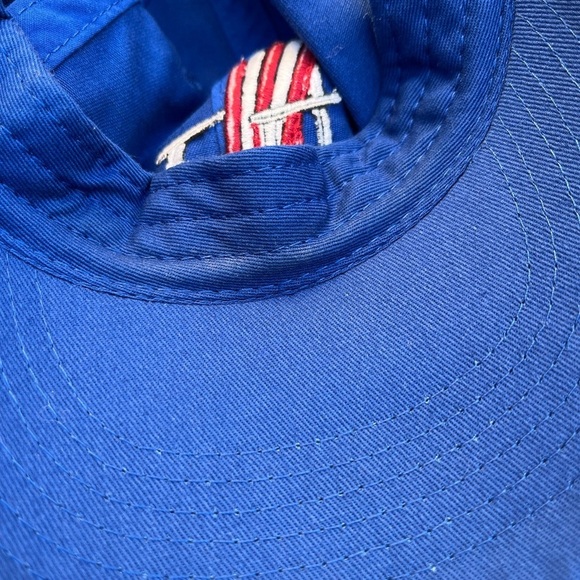 Life is Good Hat Blue Cap Adjustable One Size Summer Flag Beach Relax Strapback - Picture 5 of 8